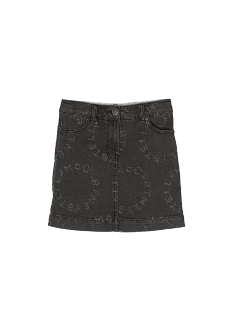 Black denim skirt outlet baby